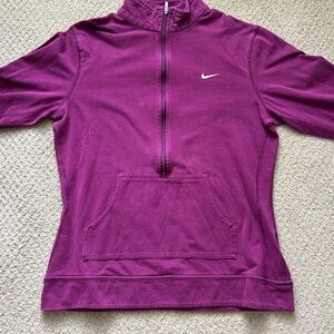 Nike Magenta Half-Zip Pullover